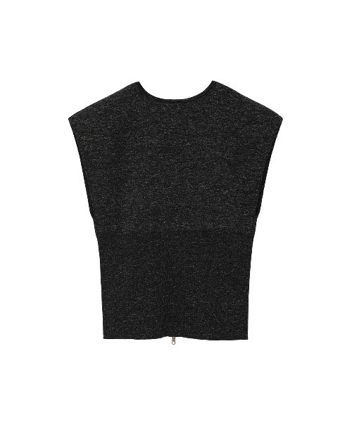 MANOF(マノフ)の「ZIP UP KNIT TOPS(その他トップス・レディース・サックスブルー/チャコールグレー/ホワイト・FREE)」の19枚目の写真