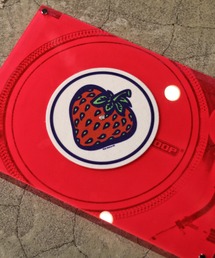 NATAL DESIGN(lC^fUC)STRAWBERRY SLIP MAT 7inch(̑G)