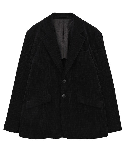 シャーリングコーデュロイジャケット＜ストレッチ＞（テーラード