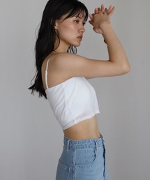 power mesh 2way bra camisole / パワーメッシュ肩紐取り外し可能2WAYキャミソール