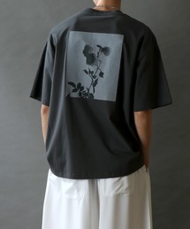 Vintage Like Flower Print T-Shirt/ヴィンテージライク フラワープリント 半袖Tシャツ レディース メンズ