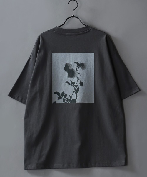 セール】Vintage Like Flower Print T-Shirt/ヴィンテージライク