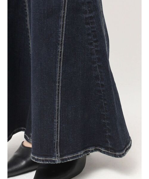 GYDA（ジェイダ）の「ハイウエストボタンBACKレースアップフレアデニムパンツ（デニムパンツ・レディース・ライトブルー/インディゴブルー・X-SMALL/SMALL/MEDIUM）」の13枚目の写真