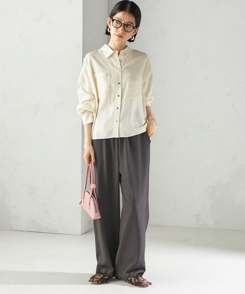 セール】〈手洗い可能〉セルロース ツイル 羽織 シャツ（シャツ