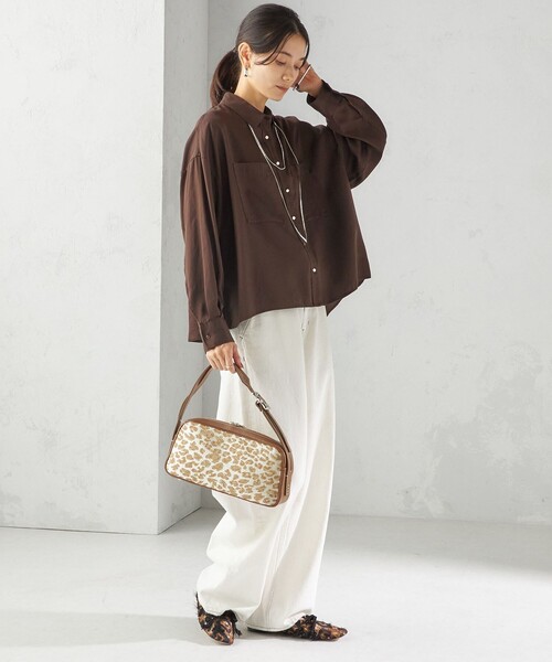 シップス（SHIPS）/〈手洗い可能〉セルロース ツイル 羽織 シャツ セール】〈手洗い可能〉セルロース ツイル 羽織 シャツ（シャツ