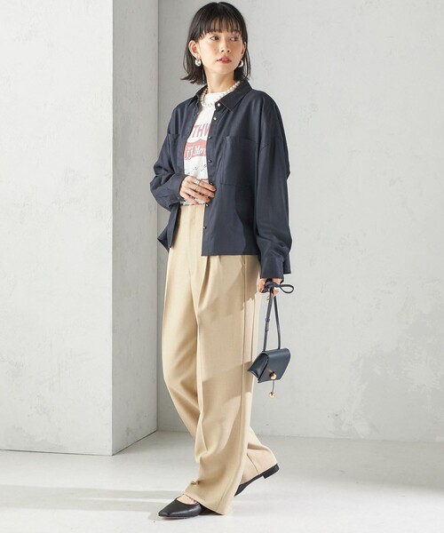 セール】〈手洗い可能〉セルロース ツイル 羽織 シャツ（シャツ