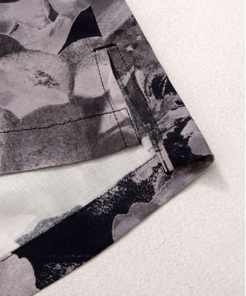 CavariA（キャバリア）の「『CavariA/キャバリア』転写花柄オープンカラー半袖シャツ（シャツ/ブラウス・メンズ・イエロー/ブラック・L/M）」の14枚目の写真