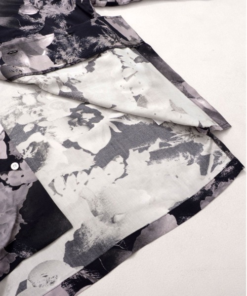 CavariA（キャバリア）の「『CavariA/キャバリア』転写花柄オープンカラー半袖シャツ（シャツ/ブラウス・メンズ・イエロー/ブラック・L/M）」の15枚目の写真