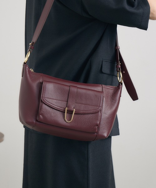 KATHARINE ROSS(キャサリンロス)の「【KATHARINE ROSS】カメラワンショルダー(ショルダーバッグ・レディース・ブラック/ボルドー・MEDIUM)」の5枚目の写真