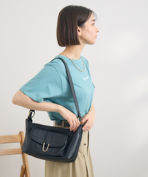 KATHARINE ROSS(キャサリンロス)の「【KATHARINE ROSS】カメラワンショルダー(ショルダーバッグ・レディース・ブラック/ボルドー・MEDIUM)」の17枚目の写真