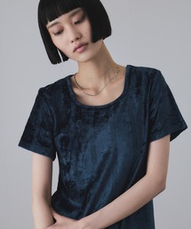 MILLER | 【Miller for ADAM ET ROPE'】別注 ベロアスクエアTee(Tシャツ/カットソー)