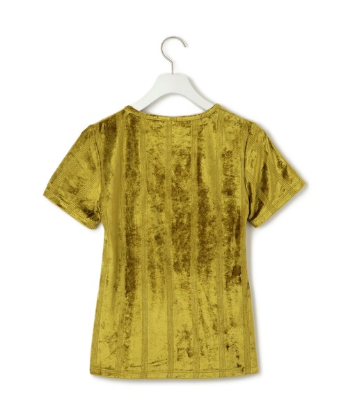 MILLER(ミラー)の「【Miller for ADAM ET ROPE'】別注 ベロアスクエアTee(Tシャツ/カットソー・レディース・グリーン/ネイビー・FREE)」の11枚目の写真