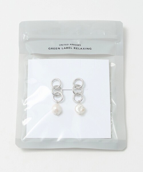 リング＆淡水パール ピアス（ピアス（両耳用））｜green label