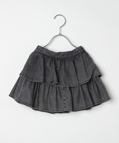 セール】デニムフリルスカート/T/575734（デニムスカート）｜GLOBAL