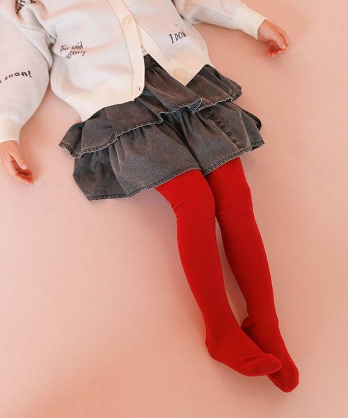 セール】デニムフリルスカート/T/575734（デニムスカート）｜GLOBAL