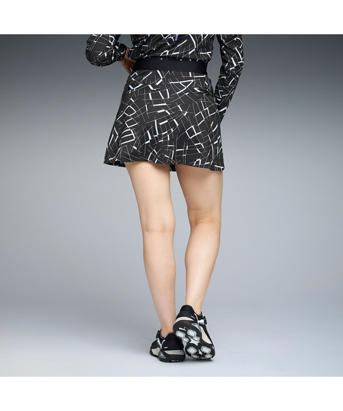 PUMA（プーマ）の「PUMA プーマ ウィメンズ ゴルフ シャドウキャット ジク フレア スカート（スカート・レディース・インディゴブルー/ブラック・LARGE/MEDIUM/SMALL/X-LARGE）」の3枚目の写真