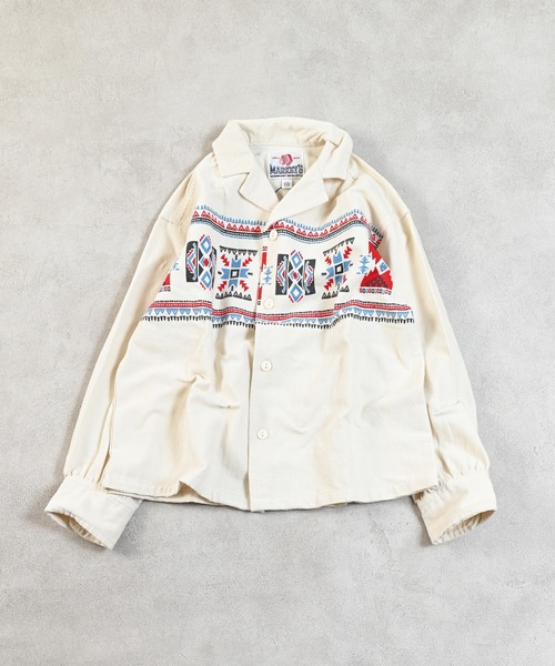 MARKEY'S(マーキーズ)の「ネイティブ柄コールテンシャツジャケット(シャツ/ブラウス・キッズ・オフホワイト/チャコール・100/140/130/120/110/90/150)」の13枚目の写真