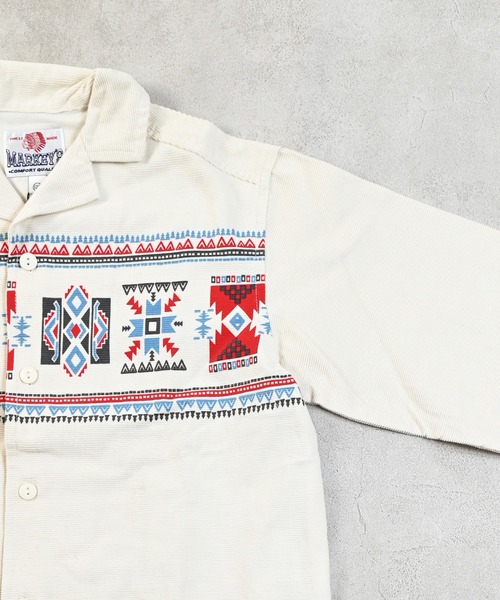 MARKEY'S(マーキーズ)の「ネイティブ柄コールテンシャツジャケット(シャツ/ブラウス・キッズ・オフホワイト/チャコール・100/140/130/120/110/90/150)」の14枚目の写真