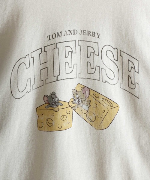 Tom&Jerry(トムアンドジェリー)の「Tom&Jerry/トムとジェリー オーバーサイズ ヴィンテージライク ロンT 長袖Tシャツ(Tシャツ/カットソー・レディース・ホワイト系その他2/ブラック系その他2/ホワイト系その他/ブラック系その他・L/LL/M)」の18枚目の写真