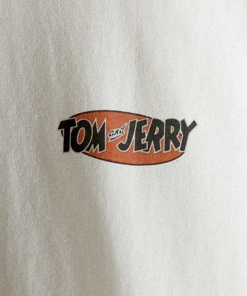 Tom&Jerry(トムアンドジェリー)の「Tom&Jerry/トムとジェリー オーバーサイズ ヴィンテージライク ロンT 長袖Tシャツ(Tシャツ/カットソー・レディース・ホワイト系その他2/ブラック系その他2/ホワイト系その他/ブラック系その他・L/LL/M)」の13枚目の写真