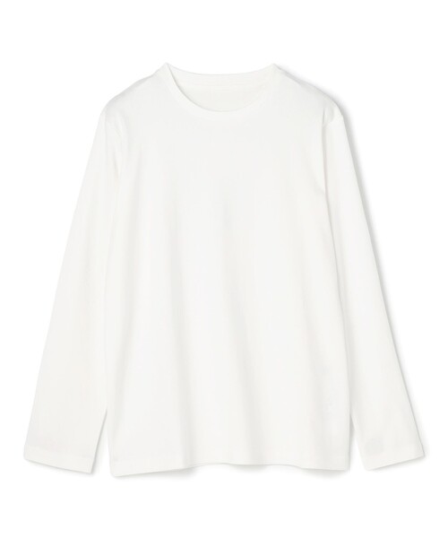 UNFILO(アンフィーロ)の「コットンスムース レイヤードインナー(Tシャツ/カットソー・レディース・ネイビー系2/ブラック系1/ホワイト系・SMALL/MEDIUM/LARGE)」の16枚目の写真