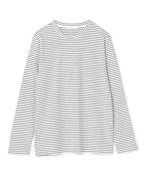 UNFILO(アンフィーロ)の「コットンスムース レイヤードインナー(Tシャツ/カットソー・レディース・ネイビー系2/ブラック系1/ホワイト系・SMALL/MEDIUM/LARGE)」の18枚目の写真