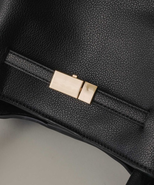NEUNA(ヌナ)の「【1泊2日の出張ならこれ一つ!】ベルテッドラージバッグ(ビジネスバッグ・レディース・ブラック/ブラウン・FREE)」の9枚目の写真