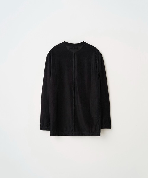 Juha(ユハ)の「SHEER VELOUR SKIN HENLEY(Tシャツ/カットソー・メンズ・ブラック/ナチュラル・3/4)」の12枚目の写真