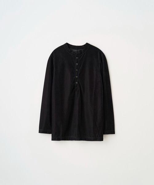 Juha(ユハ)の「SHEER VELOUR SKIN HENLEY(Tシャツ/カットソー・メンズ・ブラック/ナチュラル・3/4)」の10枚目の写真