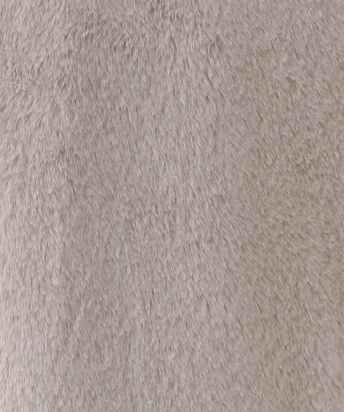 Elura（エルーラ）の「大人リュクスファーベスト/583720（その他アウター・レディース・ベージュ/ダークブラウン・FREE）」の16枚目の写真