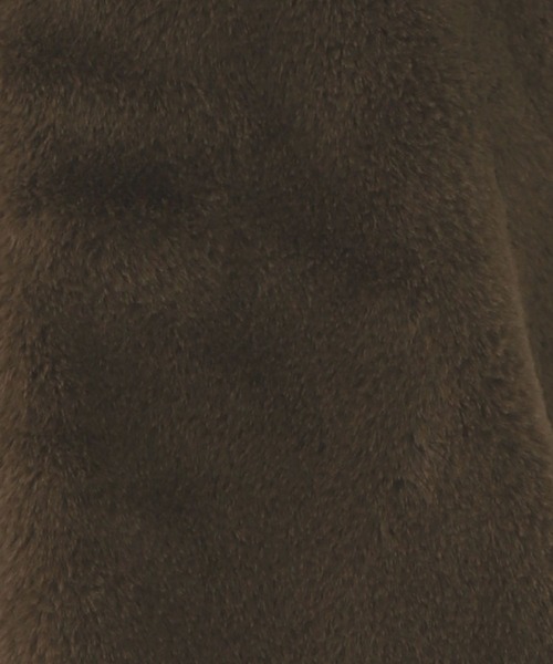 Elura（エルーラ）の「大人リュクスファーベスト/583720（その他アウター・レディース・ベージュ/ダークブラウン・FREE）」の17枚目の写真