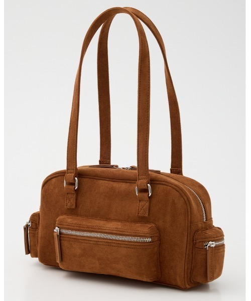 SLY（スライ）の「ZIP PK SHOULDER BAG ジップ ポケット ショルダーバッグ（ショルダーバッグ・レディース・ブラック/ライトピンク/ライトブルー/キャメル・FREE）」の3枚目の写真