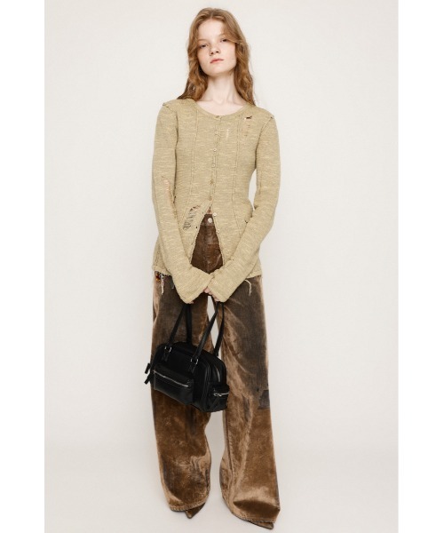 SLY（スライ）の「ZIP PK SHOULDER BAG ジップ ポケット ショルダーバッグ（ショルダーバッグ・レディース・ブラック/ライトピンク/ライトブルー/キャメル・FREE）」の15枚目の写真