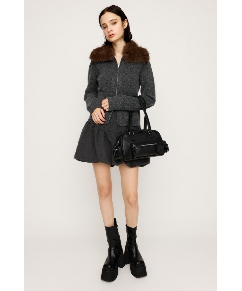 SLY（スライ）の「ZIP PK SHOULDER BAG ジップ ポケット ショルダーバッグ（ショルダーバッグ・レディース・ブラック/ライトピンク/ライトブルー/キャメル・FREE）」の16枚目の写真