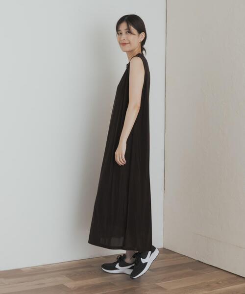 URBAN RESEARCH DOORS（アーバンリサーチドアーズ）の「シアーベロアワンピース（ワンピース・レディース・ブラウン/ブラック・MEDIUM）」の12枚目の写真