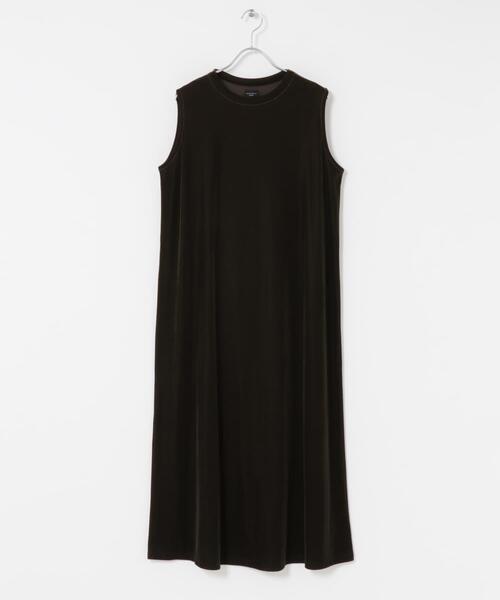 URBAN RESEARCH DOORS（アーバンリサーチドアーズ）の「シアーベロアワンピース（ワンピース・レディース・ブラウン/ブラック・MEDIUM）」の18枚目の写真