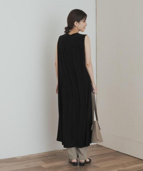 URBAN RESEARCH DOORS（アーバンリサーチドアーズ）の「シアーベロアワンピース（ワンピース・レディース・ブラウン/ブラック・MEDIUM）」の5枚目の写真