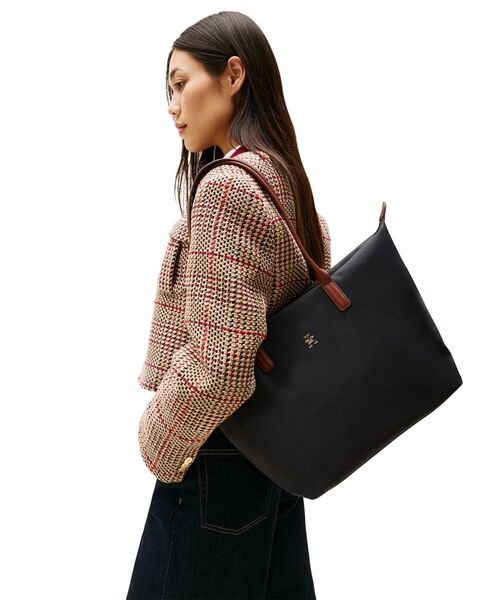 TOMMY HILFIGER（トミーヒルフィガー）の「ポペットトートバッグ（ショルダーバッグ・レディース・レッド/グリーン/ブラック・FREE）」の7枚目の写真