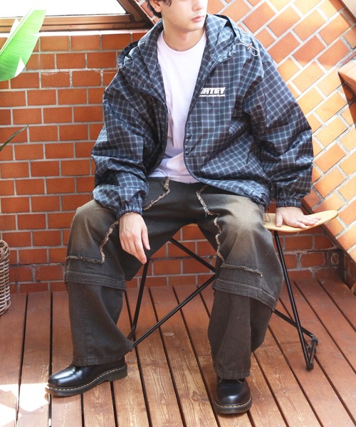 ８(eight)（エイト）の「2WAY ワイドカーゴパンツ（カーゴパンツ・メンズ・ブラック/グリーン・MEDIUM/LARGE）」の11枚目の写真