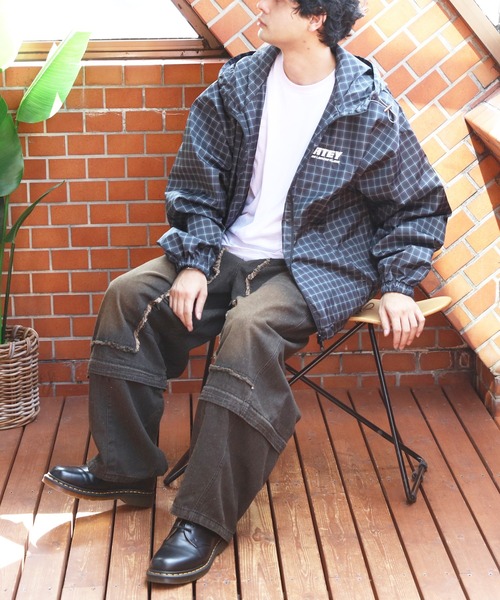 ８(eight)（エイト）の「2WAY ワイドカーゴパンツ（カーゴパンツ・メンズ・ブラック/グリーン・MEDIUM/LARGE）」の12枚目の写真