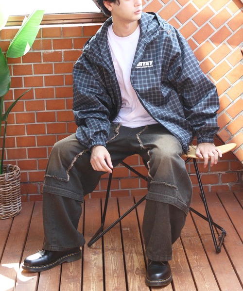 ８(eight)（エイト）の「2WAY ワイドカーゴパンツ（カーゴパンツ・メンズ・ブラック/グリーン・MEDIUM/LARGE）」の13枚目の写真