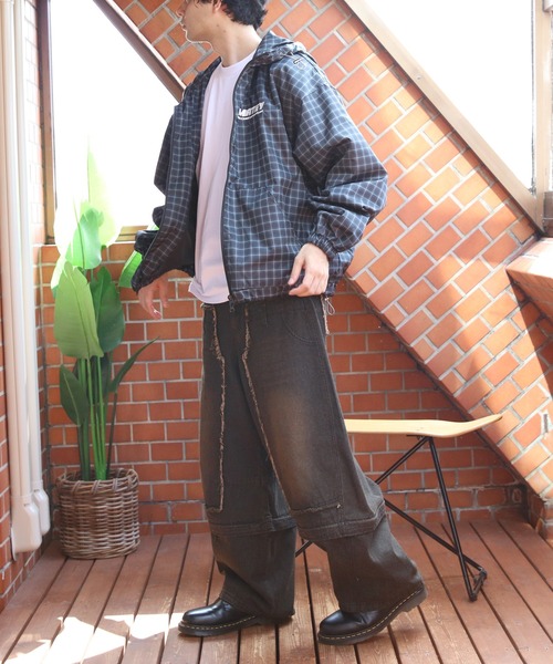 ８(eight)（エイト）の「2WAY ワイドカーゴパンツ（カーゴパンツ・メンズ・ブラック/グリーン・MEDIUM/LARGE）」の14枚目の写真