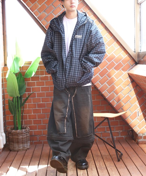 ８(eight)（エイト）の「2WAY ワイドカーゴパンツ（カーゴパンツ・メンズ・ブラック/グリーン・MEDIUM/LARGE）」の15枚目の写真