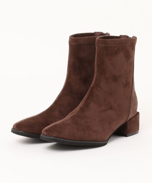 セール】【PARADIS COULEUR】スクエアトウバックジップストレッチ