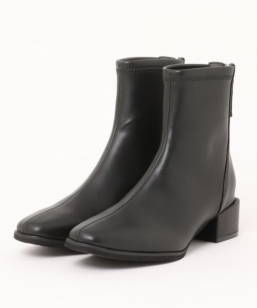 セール】【PARADIS COULEUR】スクエアトウバックジップストレッチ