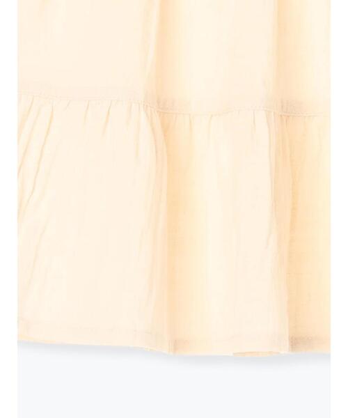 Samansa Mos2 Lagom（サマンサモスモスラーゴム）の「ティアードスカート（スカート・キッズ・キャメル/キナリ・特(XL)/大(L)/中(M)/小(S)）」の6枚目の写真