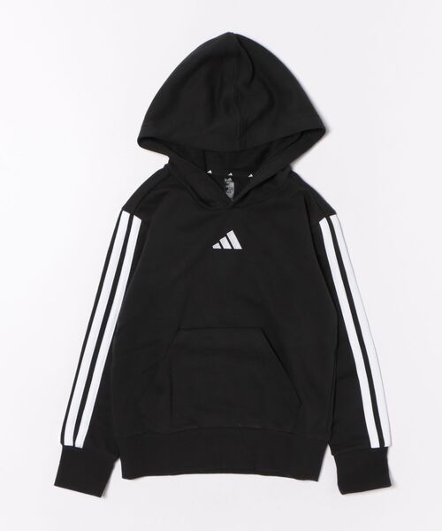 adidas(アディダス)の「adidas/アディダス プルオーバー パーカー キッズ エッセンシャルズ スリーストライプス フレンチテリー KLJ43(パーカー・キッズ・ブラック×ホワイト/グレー×ホワイト・160cm/150cm/140cm/130cm)」の14枚目の写真