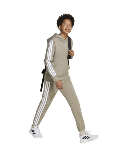 adidas(アディダス)の「adidas/アディダス プルオーバー パーカー キッズ エッセンシャルズ スリーストライプス フレンチテリー KLJ43(パーカー・キッズ・ブラック×ホワイト/グレー×ホワイト・160cm/150cm/140cm/130cm)」の13枚目の写真