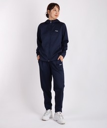 FILA（フィラ）の「FILA レディース 裏起毛 ジャージ 上下セットアップ 吸水速乾 UVカット（ルームウェア/パジャマ・レディース）」