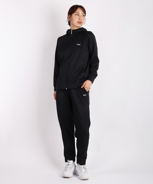 セール】FILA レディース 裏起毛 ジャージ 上下セットアップ 吸水速乾